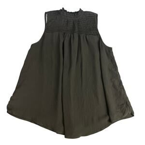 Torrid Mock Neck Black Tank Size 1